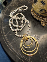 Load image into Gallery viewer, White Sand Hand Knotted Silk Necklace
