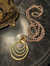Load image into Gallery viewer, Champagne Hand Knotted Silk Necklace
